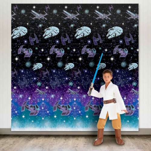 Star Wars Galaxy Scene Setter Wall Decoration - Click Image to Close